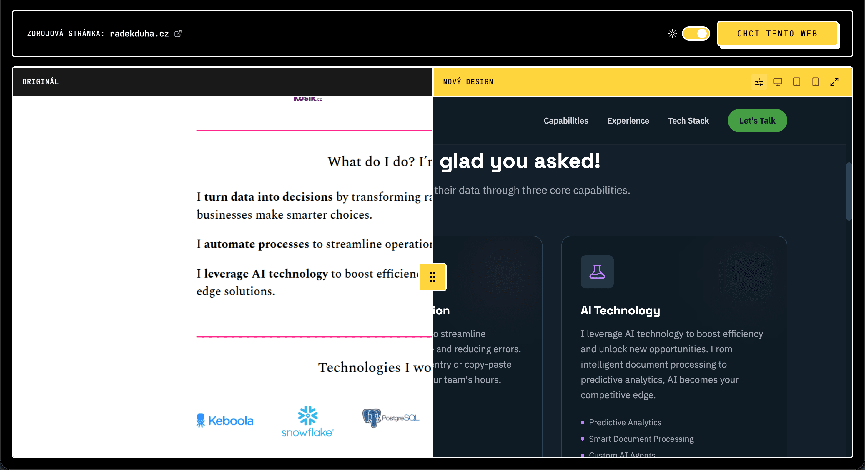 redesign.page proof preview